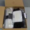 Solar Security Light Outdoor,Solar Flood Light with Active Motion Sensor,3 Heads 270 Wide Angle,Remote Control,IP65 Waterproof, 3 Modes (2 Packs)