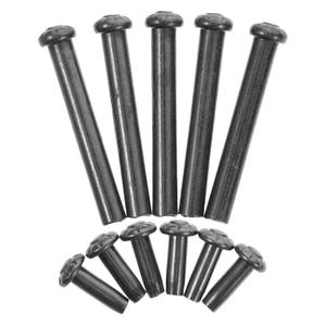 Pack of 6 Folding Hand Fan Axle Rivet Nail and Nut Repair Kit Rivets for Easy Fan Repairs for Home Office and Travel (1.70X0.28X0.28CM)