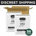 Depend Real Fit Adult Diapers, Incontinence Underwear for Men, Disposable, Maximum Absorbency, Large/Extra Large, Grey, 56 Count,  (Gray)