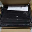 Shoe Rack for Front Door Entrance, 4 Tier Shoe Rack for Entryway, 12-16 Pairs of Shoes, Metal Shoe Rack Organizer, Free Standing Shoe Rack for Closet (Black+Rustic Brown) (4 Tier (11.81"D x 29.33"W x 30.31"H))