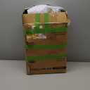 OhGeni Air Mattress Queen with Built in Pump, Blow Up Colchones Inflables Mattress for Guests, Portable Air Mattresses with Carrying Bag, 18" Raised Elevated Air Bed for Camping, Dark Blue