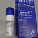 Differin Acne Treatment Gel, 90 Day Supply, Retinoid Treatment for Face with 0.1% Adapalene, Gentle Skin Care for Acne Prone Sensitive Skin, 45g Pump