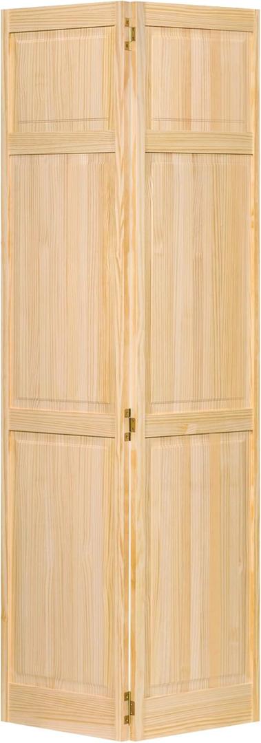 "Kimberly Bay Closet Door, Bi-fold, 6-Panel Style Solid Wood (80x36)