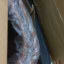 DUMOS 30 Inch Counter Height Bar Stools Set of 4, Modern Faux Leather High Barstools with Back and Metal Leg, Bar Chairs for Kitchen lsland, Elegant Brown