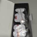 Mlici Condiment Jar Spice Container with Lids and Spoons, 8.6oz Clear Glass Condiment Canisters Pots Seasoning Box Salt Container Sugar Bowl Set of 3 for Kitchen, Containers, Black