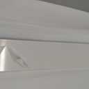 COUKIU Bathroom Vanity Sink Backsplash/Sidesplash (White Engineered Marble, 4" x 24")