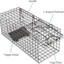 Live Squirrel Trap Heavy Duty Humane Animal Cage Trap (No Assembly Required)