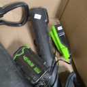 Greenworks 48V (24V x 2) 520CFM Leaf Blower/Vacuum, (2) 4.0 Ah Batteries