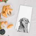 Funny Golden Retriever Hand Towels for Bathroom Washroom, Dog Bathroom Decor, Gifts for Golden Retriever Lovers, Funny Dog Bathrooms Hand Towels, 16x24 Inch