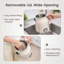 Electric Kettle 1.8L with Temperature Gauge, 1500W Fast Boiling Electric Tea Kettle, 100% Stainless Steel Retro-Style Hot Water Kettle Electric - Glowing LED Light, Auto Shut-Off & Boil-Dry Protection