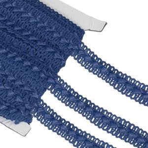uxcell 11 Yard Braid Trim, 0.7" Wide Braid Lace Ribbon Gimp Trim Strap for DIY Craft Sewing Accessories Costume Home Decoration, Dark Blue