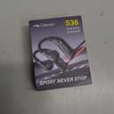 IPX8 Waterproof Swimming Earbuds, 32GB Headphones Underwater with MP3 Player & Bluetooth, HiFi Sound & Noise-Cancelling in-Ear Design for Swimming, Running & Cycling, Black (S36)