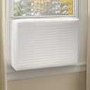 Jeacent Indoor Air Conditioner Cover Double Insulation XS (17x13x3.5, Cream)