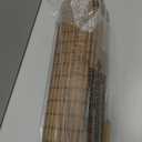 UNISHADES Cordless Bamboo Roman Shades for Windows, Blinds Size (31.5" W 64" H) Colour (Highfield Teak)