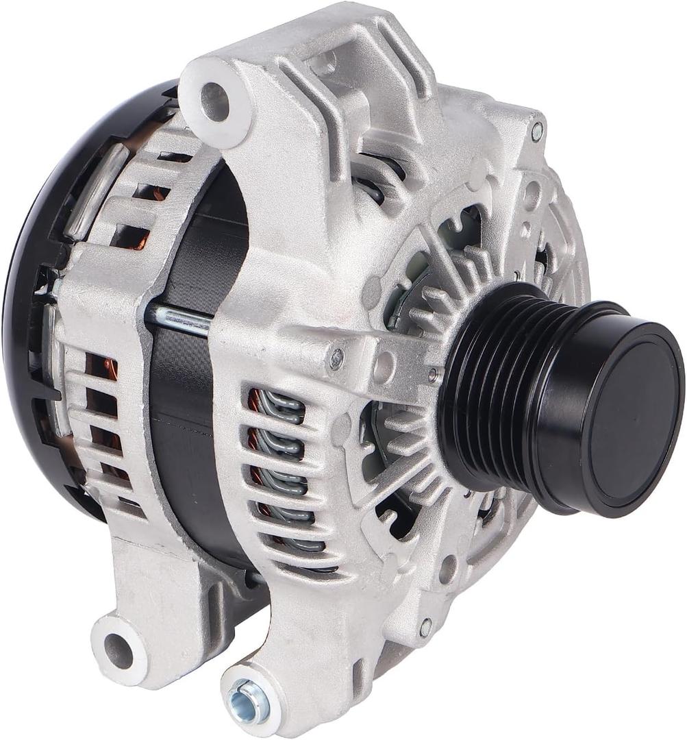 Autoround Alternator 3.6L V6 Fit for 2013-2015 Ram 1500, 11-23 Jeep Grand Cherokee, 11-23 Dodge Charger Challenger Durango, 11-23 Chrysler 300, 12V 180A CW 6-Groove Pulley, Replace# 11598N 4801778AF