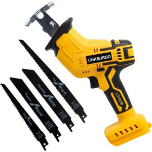 Cordless Reciprocating Saw Compatible With Dewalt 20V Max Battery(NO Battery), Power Recipro Saw,0-3000 SPM Variable Speed, Tool-free Blade Change, 4 Blades Kit for Wood/Metal/PVC Cutting Cordless Reciprocating Saw Compatible With Dewalt 20V Max Battery(NO Battery), Power Recipro Saw,0-3000 SPM Variable Speed, Tool-free Blade Change, 4 Blades Kit for Wood/Metal/PVC Cutting