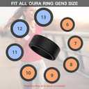 5 x Elastic Ring Cover for Oura Ring Gen3, Silicone Protective Cover for Oura Ring Working Out, Ring Case Compatible with Oura Ring Gen3 Size 6 7 8 9 10 11 12 13(6 Pcs)
