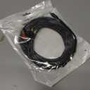 Lightning to RCA Cable Audio Aux Adapter, Stereo Y Splitter Adapter for Select iPhone iPad Models for Power Amplifier, Car, Home Theater, Speaker and More Silver 15FT