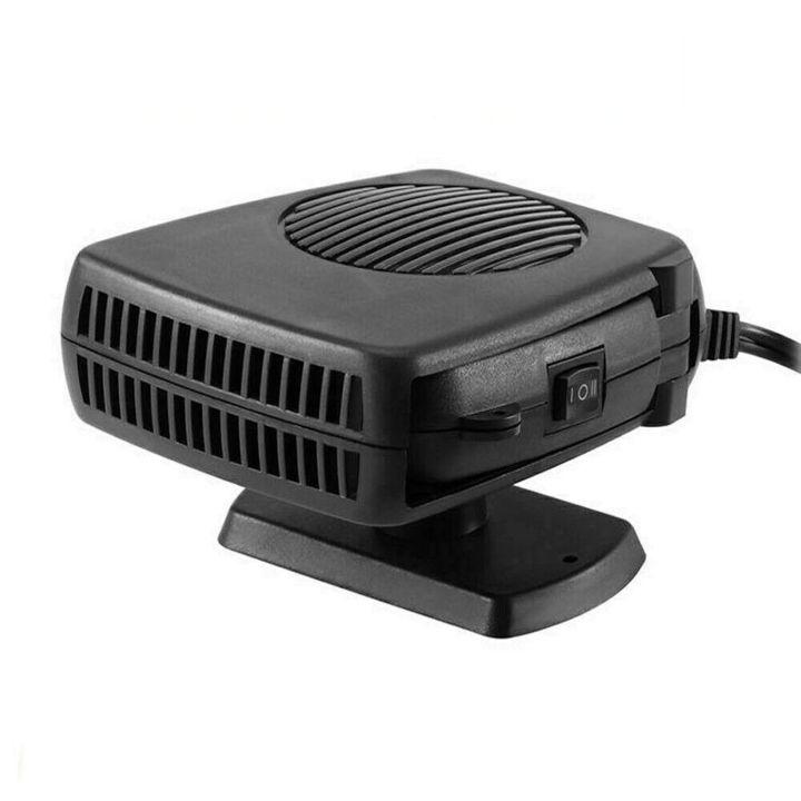Car Heater for Vehicle, 12v 200W Car Heaters for Vehicle, 360° Rotary Portable Car Heater and Defroster, Windshield Defogger, That Plugs Into Cigarette Lighter for Car, SUV, Trucks (Black)