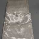 CozyLux Satin Fitted Sheet Twin Size, Beige Silky Satin Bed Fitted Sheet Only with Silky Microfiber, Deep Pocket, Single Bottom Sheet Sold Separately, Breathable, Smooth and Soft