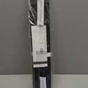 No Drill Blinds for Windows 1" Vinyl L-Shaped Slats Cordless Mini Blinds for Home, 22.5" W  48" H Black