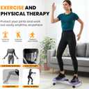 Ronai Waist Twister Machine with Resistance Bands Adjustable Ab Twister Board for Home Fitness, Dual Pedals, Quiet Rotation, Tracks Time/Reps/Calories, 300 Lbs Capacity
