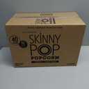 SkinnyPop Popcorn, Original and White Cheddar Variety Pack, Whole Grain, Dairy-Free Snack, 0.5oz (40ct)