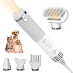 5 in 1 Pet Hair Dryer - High Velocity Blow Dryer for Dogs and Cats | Portable, Quiet & NTC Smart Temperature Control