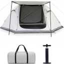 Abahub Inflatable Camping Tent with Hand Pump for  4 Person|12 x 7.7 x 4.8ft