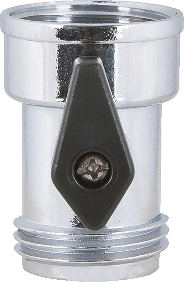 Melnor 395S Metal Hose Valve; 1-Way , Chrome