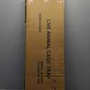 32" Live Animal Traps,Humane Animal Trap for Stray Cats up to 16.5 pounds, Raccoons, Squirrel, Skunk, Mole, Groundhog, Armadillo, Rabbit,Steel Foldable with Pedal Triggers