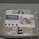 CozyLux King Size Comforter Set Oatmeal Seersucker 7 Pieces Bed in a Bag King Comforter Set with Sheets, Luxury Bedding Sets with Down Alternative Comforter, Sheets, Pillowcases & Shams All Seasons