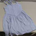 IUGA Tennis Dress with Built in Shorts and Bra Adjustable Straps Athletic Dress for Women Summer Golf Active Workout Dress (Large, Light Blue)