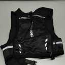 Running Vest for Women Men, Phone Pocket Running Hydration Vest with 500ML Soft Flask, Adjustable Chest Waist Straps, 10 Pockets Reflective Breathable Hydration Vest for Hiking, Biking, Marathon (XSmall - Small)