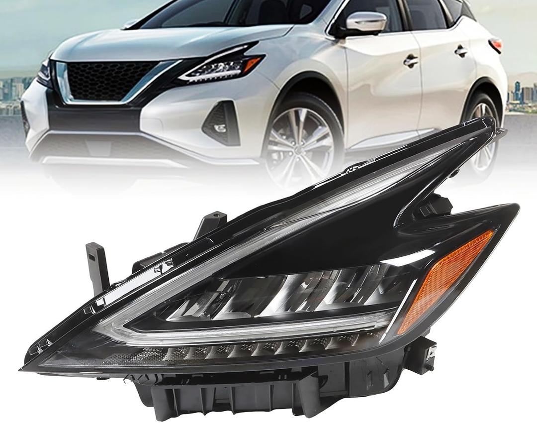 Left Headlight Assembly Compatible with Murano SV/S 2022 2023 2024