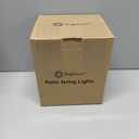 Brightown Outdoor String Lights, 50FT 25 G40 Bulbs Shatterproof Patio Lights, IP65 Waterproof Dimmable Hanging Connectable Globe LED Outdoor Lights for Backyard, Bistro, Porch, Deck, Balcony (Black)