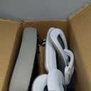 TRALT Ergonomic Office Chair - Desk Chair with Adjustable Headrest Lumbar Support Computer Chair - Mesh Comfy Chair with Flip-up Armrests - Gaming Chairs for Adults Home Office (Leather, Grey) (Pack of 1)