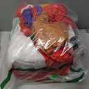 COOLWUFAN 10 FT Christmas Inflatables Outdoor Decorations Santa Claus on Sleigh, Blow Up Cute Elks Pulling Santa's Inflatable Yard Decoration with Lights for Christmas Party, Outdoor, Garden Lawn