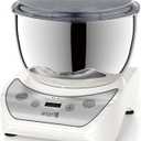 Mini Angel Electric Dough Maker with Ferment Function, 5.5QT Dough Mixer Machine with 304 Stainless Steel Bowl, Face-up Touch Panel, Household Flour Kneading Machine for Pizza Bread, White