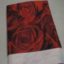 Avezano Red Rose Floral Wedding Photography Backdrop Valentine's Day Party Photo Backdrops 14 February Background Photo Booth Props Pictures (7x5ft)