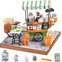 Rolife DIY Miniature House Kits Aromatic Coffee Cart, Mini House Miniverse Lifestyle for Teens, DIY Crafts Kits for Adults, Birthday for Parents Friends (Aromatic Coffee Cart)