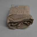 MIYE Pleated Waffle Weave Bed Skirt, Tailored Dust Ruffle 12 Inch Drop Easy Fit, Machine Washable,No Split Corners (Beige, Twin - 12" Drop)