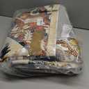 5x7 Area Rugs, Washable Large Non-Slip Low Pile Ultra Soft Indoor Under Table Area Rug Carpet for Bedroom, Living Room, Kitchen, Dinning Room (Orange)