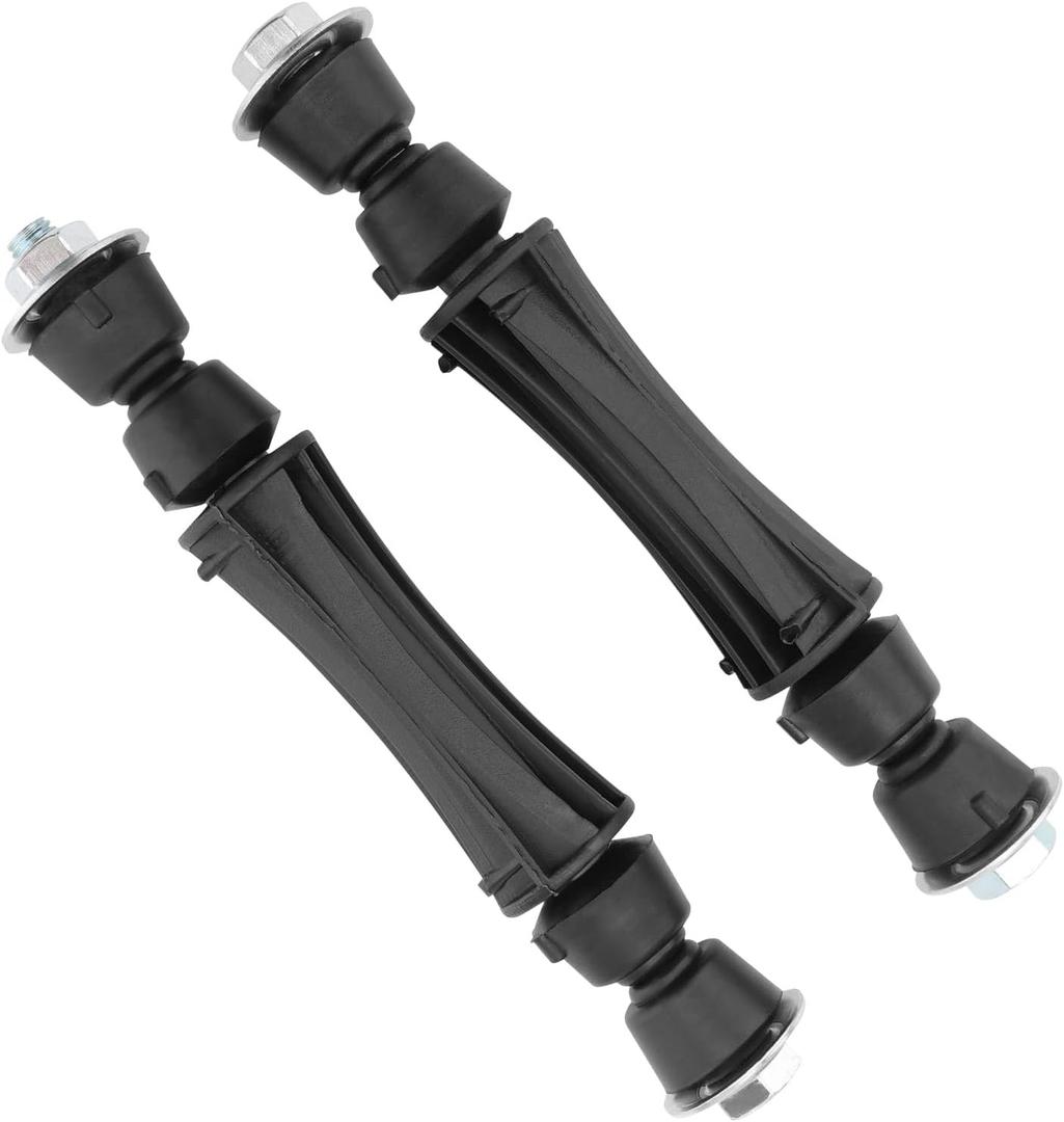 Front Sway Bar Stabilizer Links 2 Pcs Left & Right, Compatible With 1983-2019 Chevy Silverado 1500, Avalanche, Tahoe, Suburban, GMC Sierra 1500 Yukon & Escalade, Replaces#: K700538, K700432