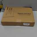 Magnetic Knife Block Without KnivesStainless Steel Double-Sided Magnetic Knife Holder Stand with Strong Magnets, Knife Storage Organizer for Kitchen Counter top (12 Inch, Silver)