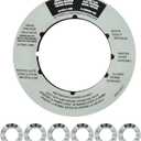 Replacement Sand Filter Valve Label Plate Sticker Compatible with SPX0714G, 6 Pack