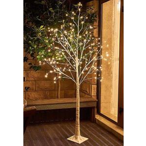 EAMBRITE 6FT Prelit Birch Tree with 288LT Led 8 Modes Fairy Tree Light Warm White Decor Home Festival Party Christmas Indoor and Outdoor UseEAMBRITE 6FT Prelit Birch Tree
