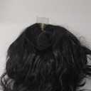 AISI HAIR Black Wig for Women, Long Wavy Lace Hairline Middle Part Synthetic Heat Resistant Wig for Daily Party-26 Inch