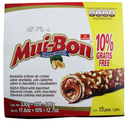 Nutresa MuiBon Chocolate and Peanuts Covered Wafer with Hazzelnut Cream Filling, 15 Pieces BB Nov 2025