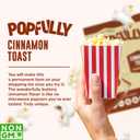 POPFULLY Cinnamon Toast Microwave Popcorn, Fully Pops - Sweet & Crunchy, Bulk Case for Movie Time Snacking - 18-Pack (2.82 Ounce (Pack of 18))